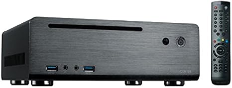 MS-Tech MC-80BL - Caja HTPC (120 W, mando a distancia, USB), negro: Amazon.es: Informática