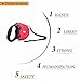 Retractable Dog Leash PYRUS 16.5ft Wide Tape Dog Training Leash with One Button Lock ON/OFF Comfortable Ergonomic Handle for Small to Lagre dogs