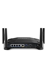 Linksys AC3200 router WiFi para juegos de doble correa con Killer Prioritization Engine (WRT32X)