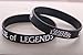 League of Legends Silicone Wristbands Colorful Rubber Unisex Bracelets Cosplay Fashion Accessories (7 Colors)