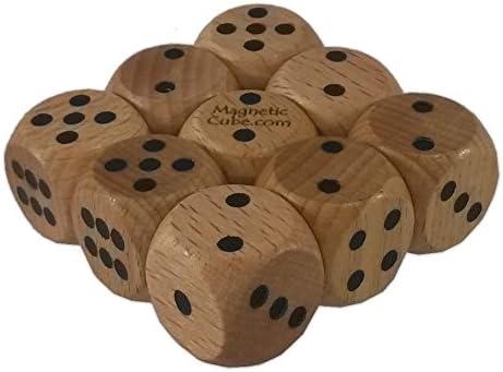 MagneticCube 3x3x1 Dice Puzzle: Wooden