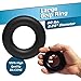 Large Hand Grip Strengthener Workout Kit (5 Pack) Adjustable Hand Gripper (30-145 lbs.) Hand Exerciser, Large Finger Resistance Band, Large Squeeze Ball, Large Grip Ring + HD Video + eBook