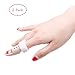 Thinvik [2 Pack Plastic Mallet DIP Finger Support Brace Splint Joint Protection Injury - Knuckle 55-60mm
