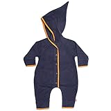 Zutano Cozie Elf Romper - Navy - 6M