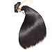 Brazilian Straight Human Hair 2 Bundles With 13X4 Lace Frontal Free Part Closure (22