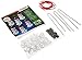 The Beadery 10026121 BOK-5978 Holiday Beaded Ornament Kit, Faceted Elegant Snowmen, 2 by 1-Inch Makes 12, Clear