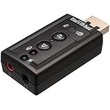 SYBA USB 2.0 External Stereo Sound Adapter Optical SPDIF Output Audio Dongle, Windows Mac Linux SD-AUD20101