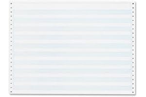 Sparco Computer Paper, 1/2-Inch Blue Bar, 20 lbs., 14-7/8 x 11 Inches, 2400 Count (SPR02180)