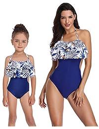 BBYES Mamá Hija Trajes de baño a juego Familia Mamá Chicas a juego Trajes de baño