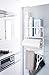 YAMAZAKI home 2560 Kitchen Rack-Magnetic Storage Holder & Organizer, One Size, White