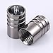 TK-KLZ 5Pcs Chrome Car Tire Valve Stem Caps for Lincoln Navigator TownCar Continental MKZ MKX MKC Decorative Accessories