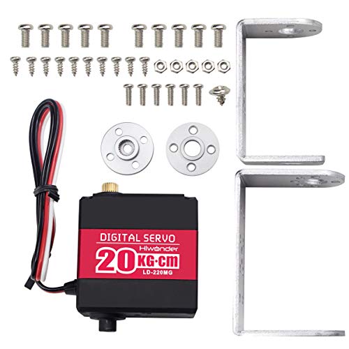 20KG RC Servo High Torque Servo Motors, Waterproof Full Metal Gear