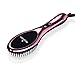 Ionic Hair Straightener Brush, w/Ceramic Heater and Temperature Settings Design, Flexible Floating Massage Head Design Hair Straightening Brush + 4 Bonus Included (New Pink)