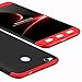 XiaoMi RedMi 4X Case, Ranyi [Full Body 3 in 1 Series] [Slim & Thin Fit Tightly] [360 Degree Protection] Premium Hybrid Bumper 3 in 1 Electroplated Hard Case for XiaoMi RedMi 4X (2017), red/Black