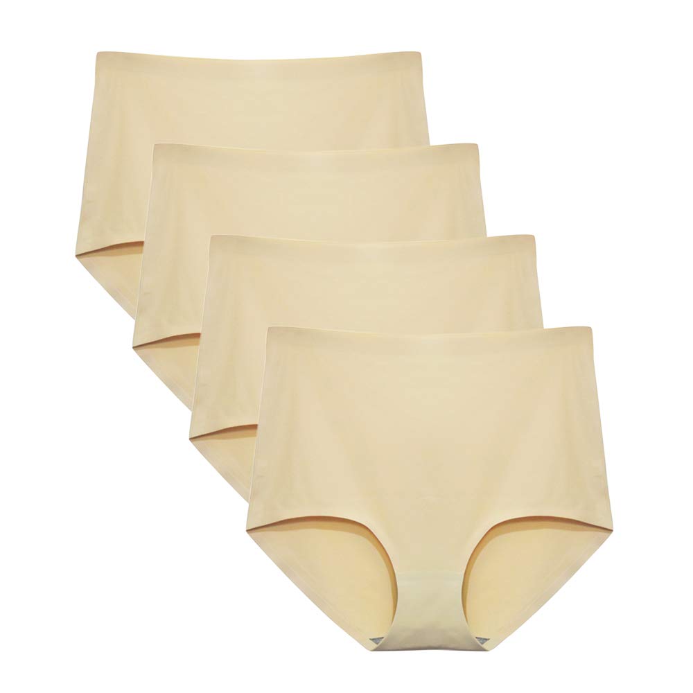 FallSweetNo Show High Waist Briefs Underwear for Women Seamless Panties Multi PackOEKO-TEX STANDARD 100