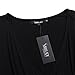 SunnyLady Women Sexy Wrap V-neck Ruffles Long Sleeve Slim Knit Top