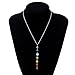 Hithop 7 Chakra Beads Pendant Chain Necklace Women Yoga Reiki Healing Balancing Jewelry