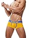 SEOBEAN Mens Low Rise Trunk Boxer Brief Underwear