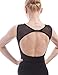 Dance Favourite Open Back O Shape Black Ballet Leotards A1B014