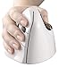 Evoluent – Inventor of The Vertical Mouse – VM4RB Ergonomic Vertical Mouse White Bluetooth for Mac, Right Hand Med to Large, Sculpted for Comfort, Reduces Wrist Strain, 4 Speeds, Plug-N-Play