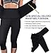 URSEXYLY Women high Waist Workout Shorts Power Flex Capri Compression Legging Tights (Black Yoga Leggings Waist Control, XL)