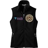 Next Generation Apparel Custom Embroidered Midweight Fleece Vest – Add Your Name, Logo & Design