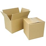 100 EcoSwift 8x6x4 Corrugated Cardboard Shipping Boxes Mailing Moving Packing Carton Box 8 x 6 x 4 inches