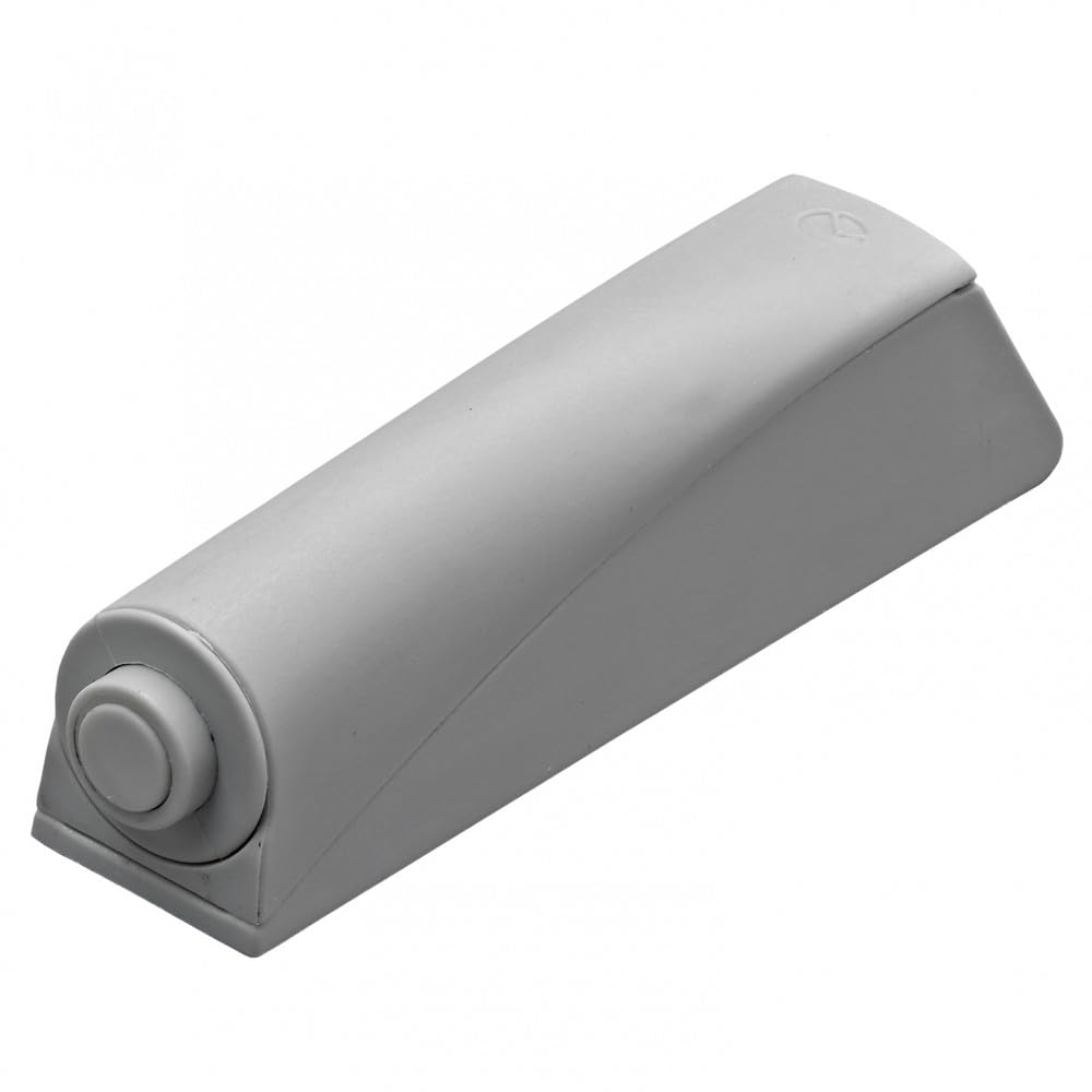 Hagebau 9219303 P2O Screw-On Door Opener Grey, Gray, Standard