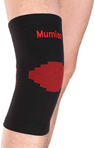 Knee Brace for Men Women, NOMSOCR Knee Compression Sleeve Support for Running, Jogging, Sports, Arthritis, Joint Pain Relief and Injury Recovery (Black, L)