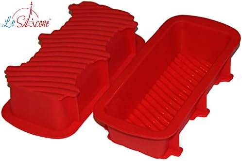 Le Silicone, Set of 2 Nonstick Silicone Bread and Loaf Pan