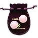 2-pcs Set Rose Quartz Balls 25mm Diameter by Polar Jade