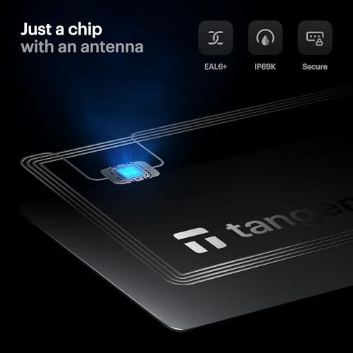 Tangem Security Card Pack of 3 – NFC Digital Asset Protection – 100% Offline Cold Storage – Compact Design