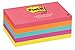 Post-it Notes 6555PK Original Pads in Cape Town Colors, 3 x 5, 100-Sheet (Pack of 5) - 655-5PK primary