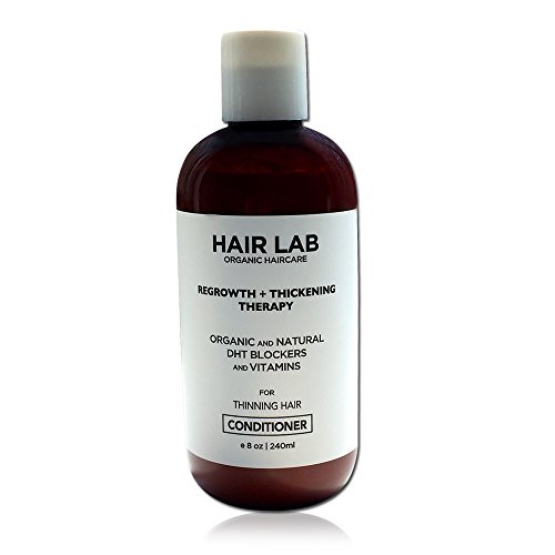 Hair Lab Conditioner for Hair Loss Hair Regrowth and Thinning Hair. Organic Ingredients. DHT Blockers, Argan Oil, Pumpkin Seed Oil. Suitable for All Hair Types. Sulfate-Free.