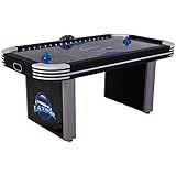 Triumph Lumen-X Lazer 6â€™ Interactive Air Hockey Table Featuring All-Rail LED Lighting and In-Game Music