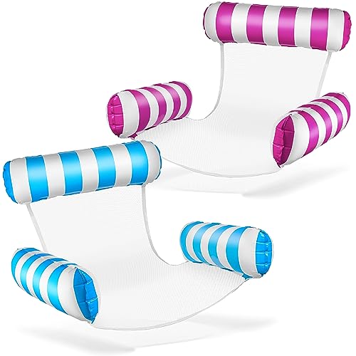 Light blue / white + pink / white