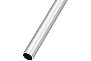 METALLIXITY 6063 Aluminum Tube (13mm OD x 11mm ID x 300mm L), Aluminum Round Tubing - for Home Furnishing, Machinery, DIY Handicraft