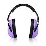 HearTek Kids Earmuffs Hearing Protection with Travel Bag- Junior Ear Defenders for Children, Padded Baby Ear Protection, Infants, Small Adults, Women - Adjustable Protector Noise Reduction Ear Muffs