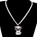 NEWEI Acrylic Sweet Cartoon Pug Dog Necklace Pendant Chain Adorable Puppy Pets Jewelry Accessories for Women Gifts