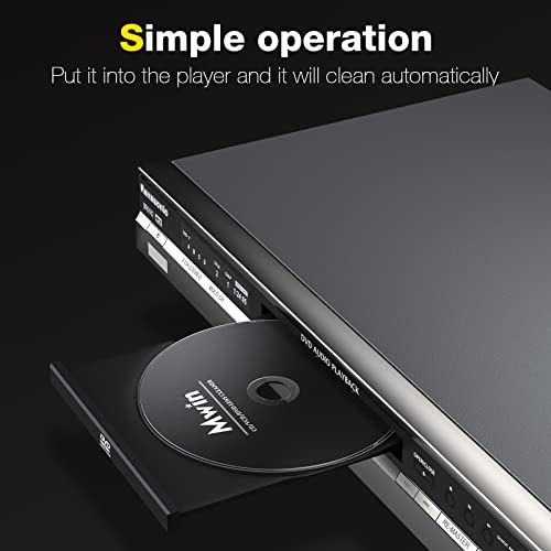 Mwin CD Cleaner Disc for CD Player, Safe and Effective Laser Lens