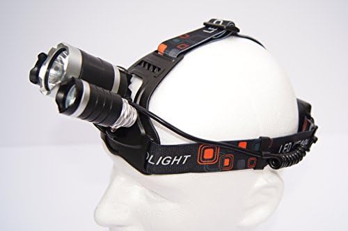 Grayson Outfitters High Power Led Headlamp For Hiking, Camping, Night Time Walks, High Powered 5000 Lumen, Flashlight, Rechargeable Type Of Lithium Ion Battery And 3 Times CREE T6 With 4 Functions