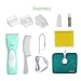 Brillante Baby Hair Clipper, Ultra Quiet & Safe Ceramic Blade, IPX7 Waterproof Professional Infant & Child Hair Cutting Kit, USB Chargeable Electric Cordless Hair Trimmer for Baby Infant Kids Children