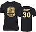 Golden State Curry 30 Gold Print Men's T-Shirt