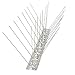Bird Blinder Stainless Steel Bird Spikes for Pigeons and Other Small Birds - Industrial 4" Wide Design Contains no Plastic - (11 Foot Coverage) primary