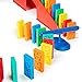 Bulk Dominoes Kinetic Domino Kit | Dominoes Set, STEM STEAM Small Toys, Family Games for Kids, Kids Toys and Games, Building, Toppling, Chain Reaction Sets (68pc)