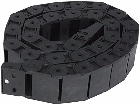 KingLan 18mm x 37mm Openable Plastic Cable Drag Chain 1M Long Wire Carrier Drag Chain