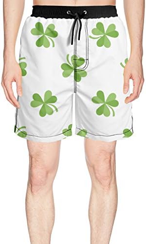 Clover Pattern Men Surfing Shorts Jogging Classical Quick Dry