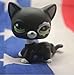 Littlest Pet Shop Collection LPS22 Short Hair Standing Pink Black Cat