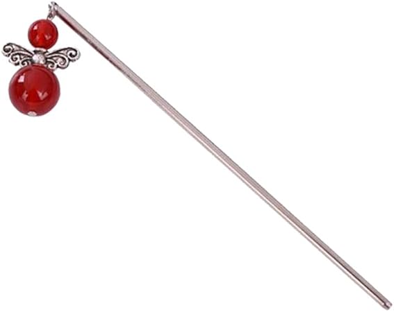 Amazon Co Jp 栄屋美原堂 揺れる 天然石 かわいい 金属製 一本かんざし 簪 紅瑪瑙 ドラッグストア