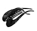 Parcelona French Pelican Black 5 Inch Salon Hinge Celluloid Beak Side Slide In Slider Secure Grip Hair Claw Clip Clamp